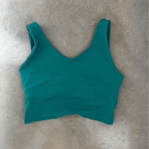 Crop workout top longline bra